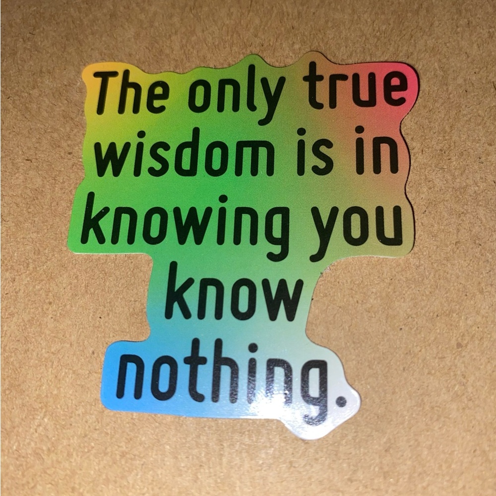 🌈20/$12🌈 Wisdom Sticker
